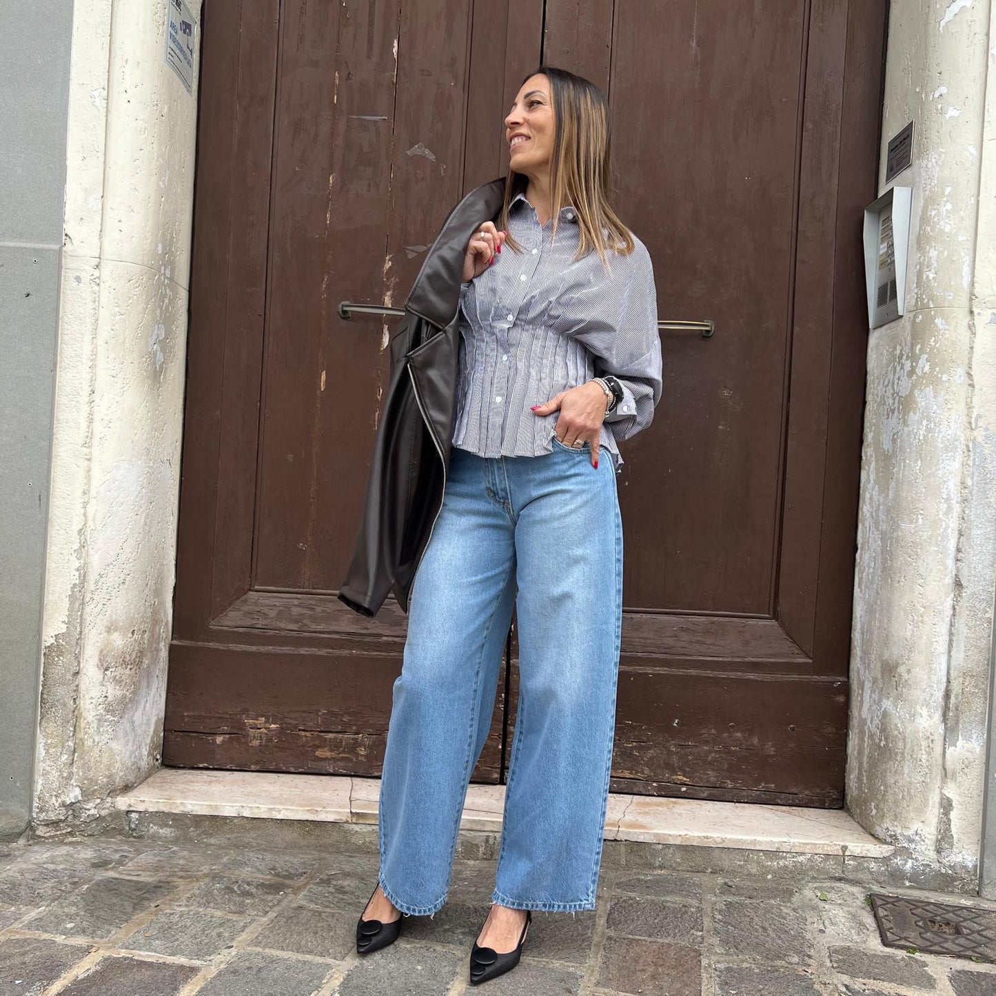 Jeans wide leg HAVE ONE BELLA