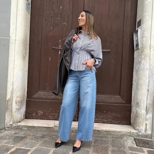 Jeans wide leg HAVE ONE BELLA