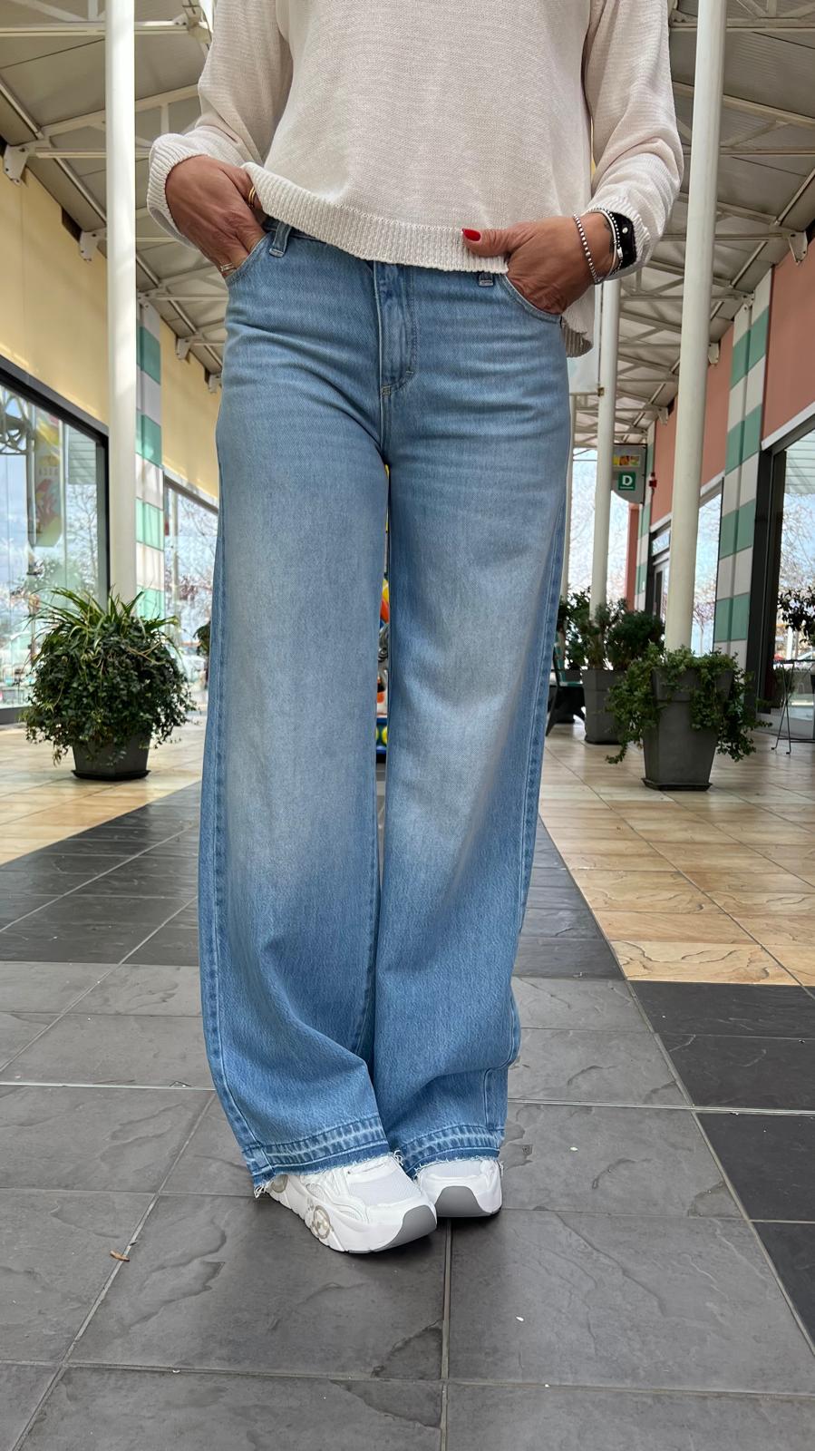 Jeans gamba ampia PLEASE