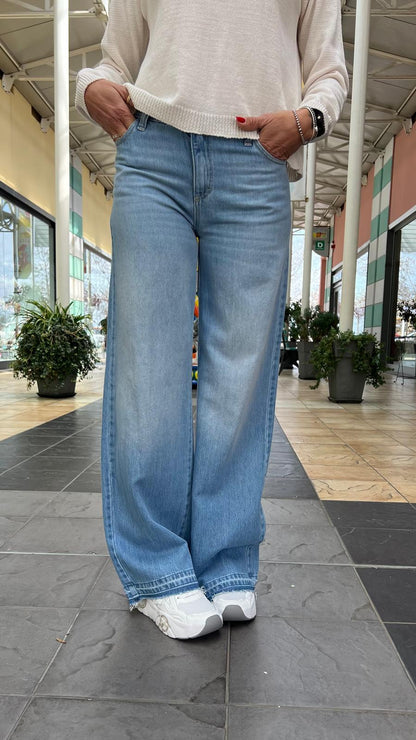 Jeans gamba ampia PLEASE