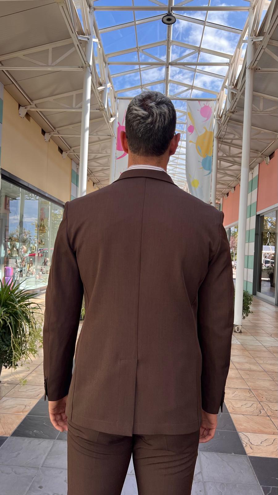 Completo con giacca monopetto e pantaloni classici N939830707 IMPERIAL