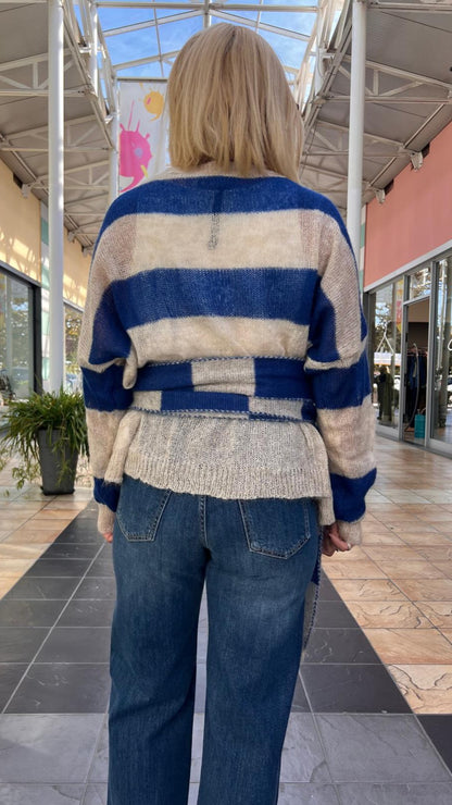 Cardigan con sciarpa MMA-R142 HAVEONE