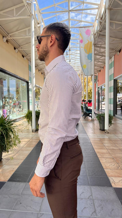 Camicia a righe C64073I366 IMPERIAL