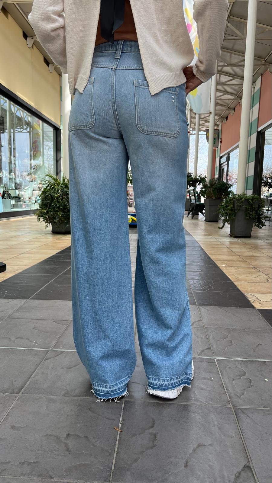 Jeans gamba ampia PLEASE