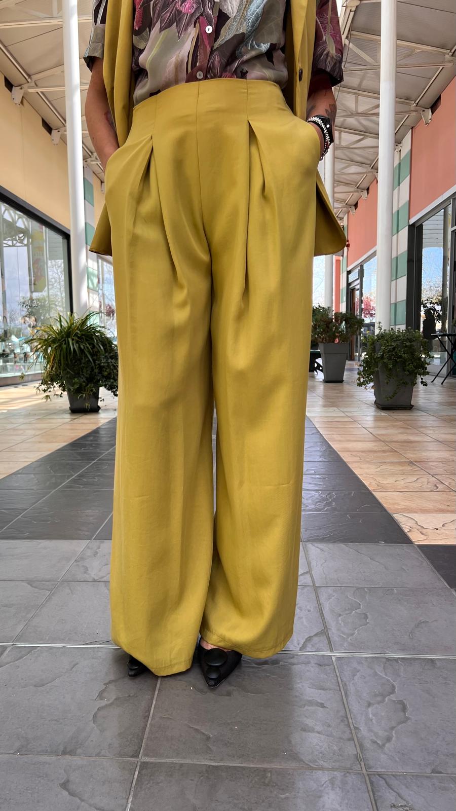 Pantalone con pinces in tencel LOKITA LOK1887
