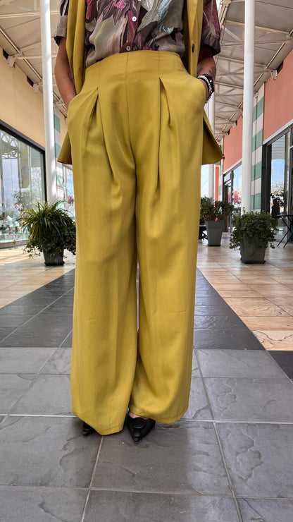 Pantalone con pinces in tencel LOKITA LOK1887
