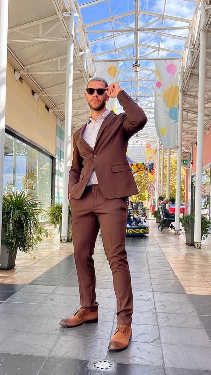 Completo con giacca monopetto e pantaloni classici N939830707 IMPERIAL