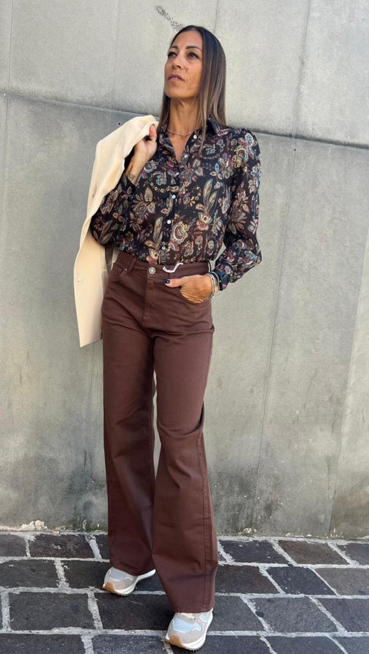 Blusa semitrasparente MOLLY BRACKEN