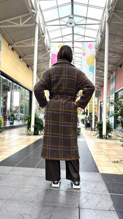 Cappotto lungo con cinta LOKITA