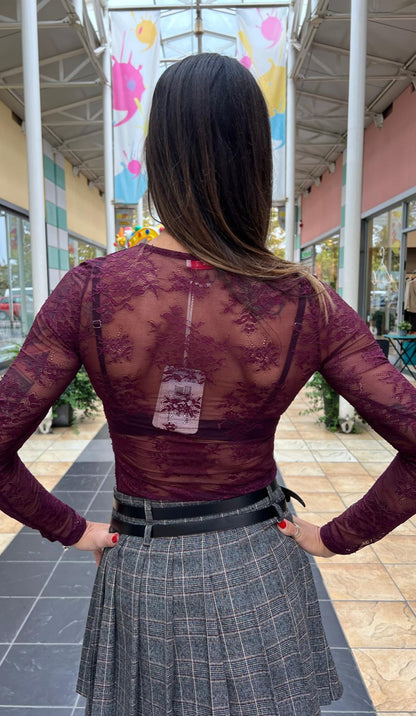 Maglia in pizzo KONTATTO