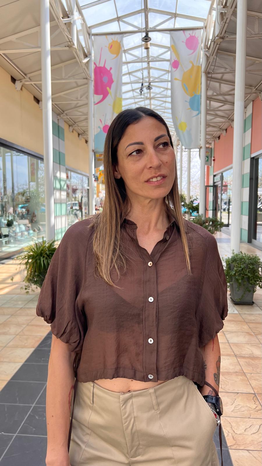 Camicia cropped MARKUP MW1630015