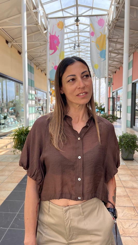 Camicia cropped MARKUP MW1630015