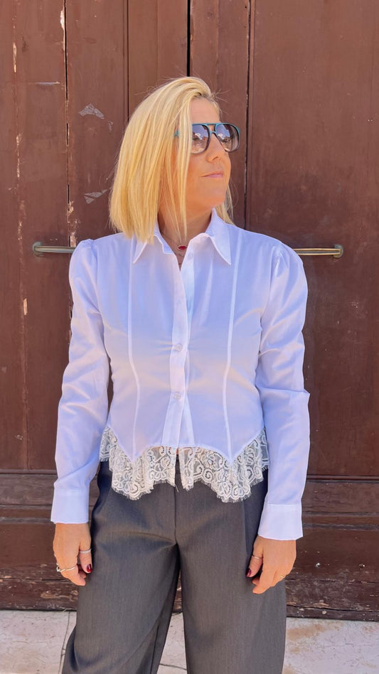 Camicia con pizzo CCS-R046 HAVEONE