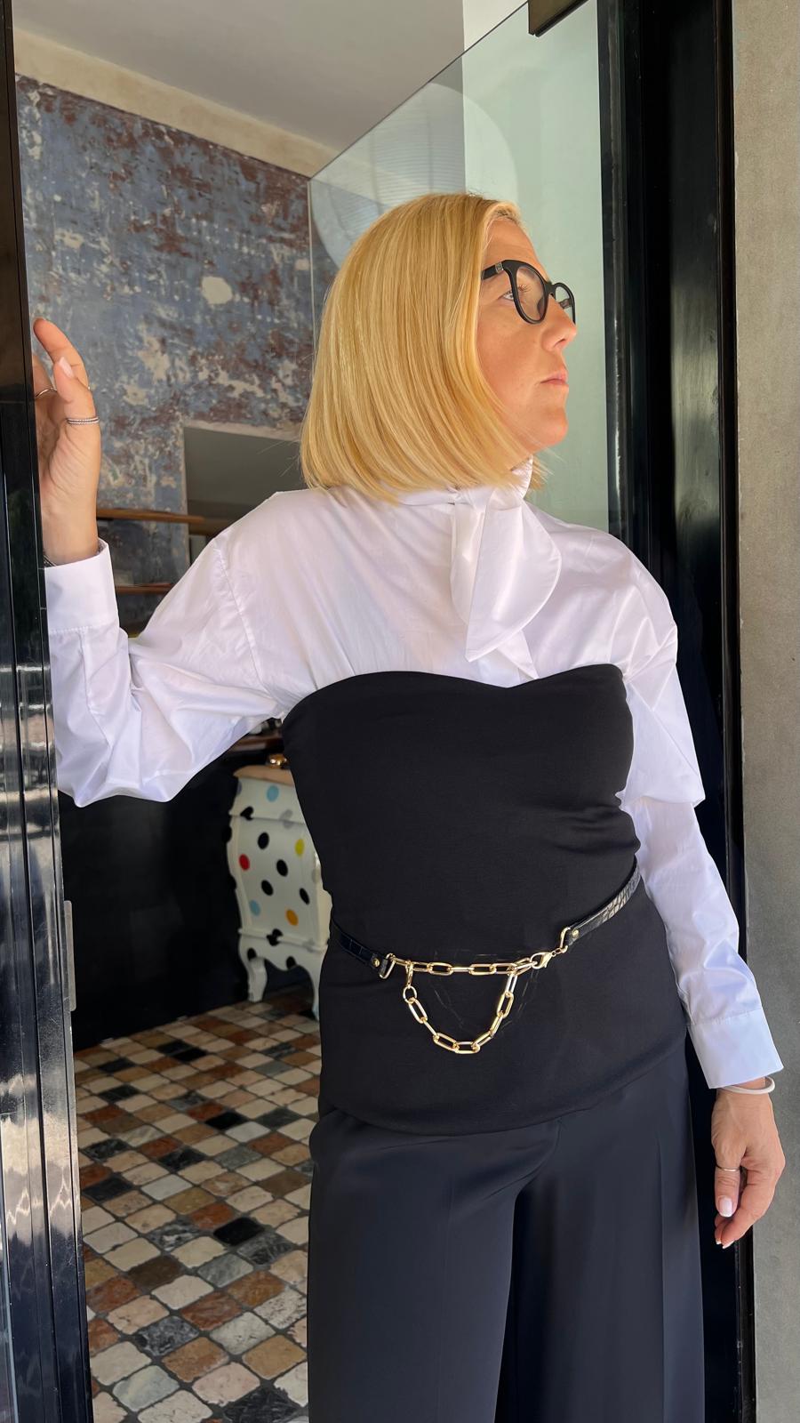 Camicia fiocco + top bustier CVE-R026 HAVE ONE