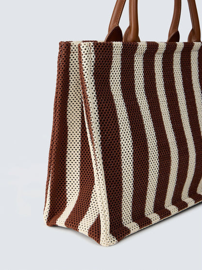 Borsa shopper a righe REPLAY FW3836