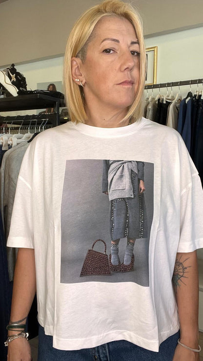 T-shirt con stampa SH004400 SUSY MIX