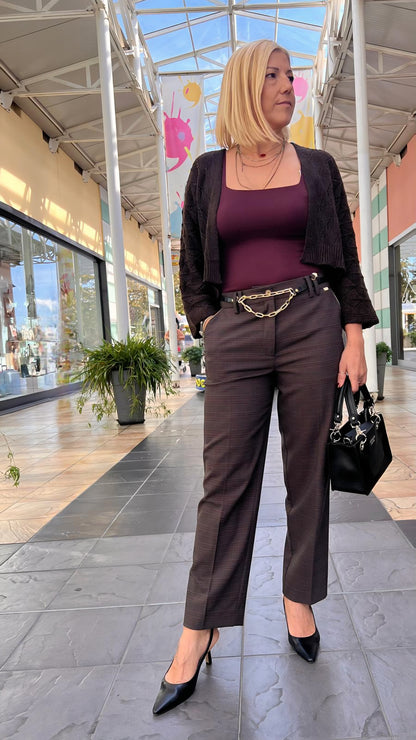 Pantalone straight principe di Galles MW2650119 MARKUP