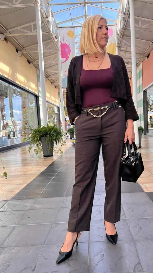 Pantalone straight principe di Galles MW2650119 MARKUP