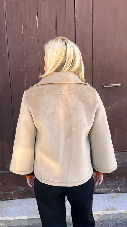 Giacca corta in velluto AI23030 INDOMINA