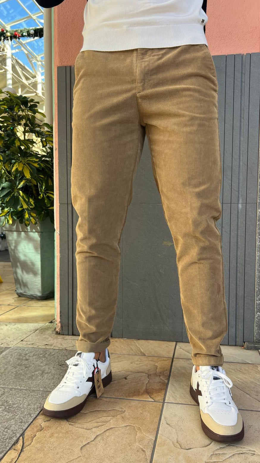 Pantalone in velluto a coste BLOCK-ELEVEN