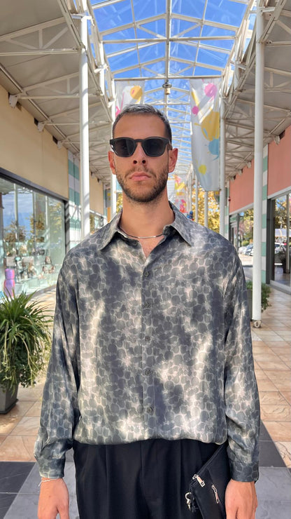 Camicia ampia con stampa C1Q3MDD IMPERIAL