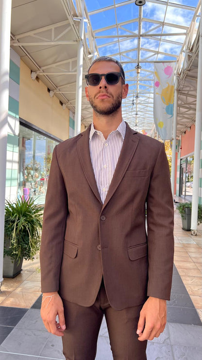 Completo con giacca monopetto e pantaloni classici N939830707 IMPERIAL