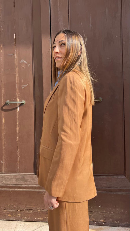 Giacca viscosa/lino HAVEONE JCB-Q021