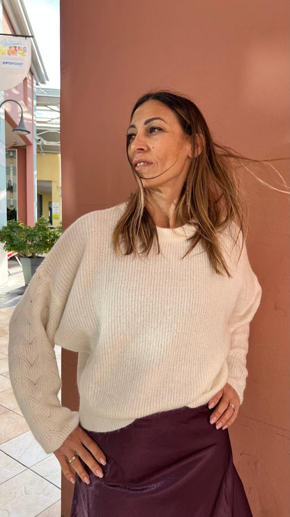 Maglione Lokita bianco