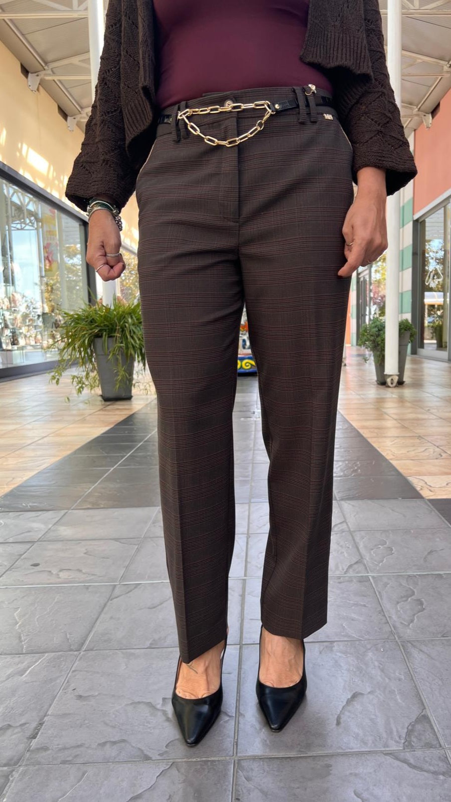 Pantalone straight principe di Galles MW2650119 MARKUP