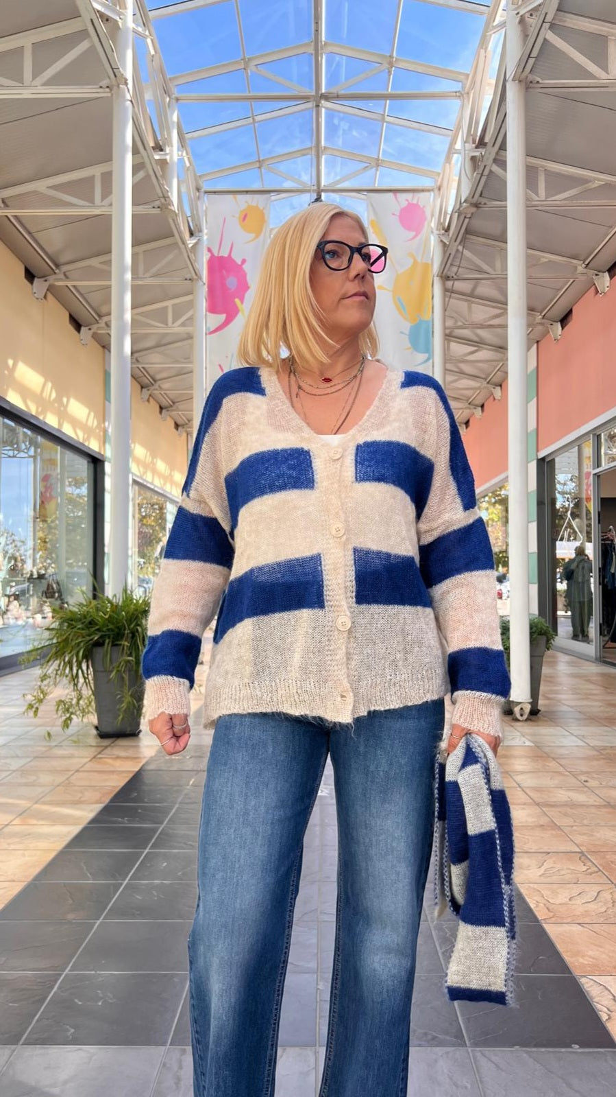Cardigan con sciarpa MMA-R142 HAVEONE