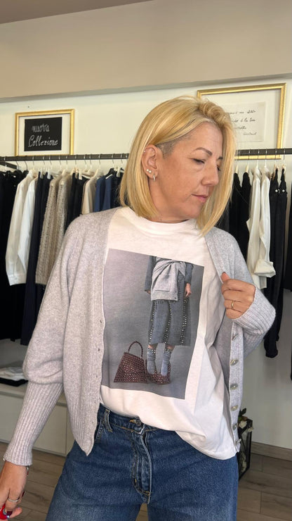 T-shirt con stampa SH004400 SUSY MIX