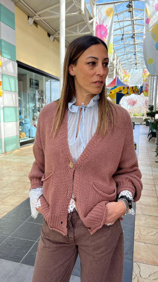 Cardigan 3 bottoni HAVE ONE JIT-Q007