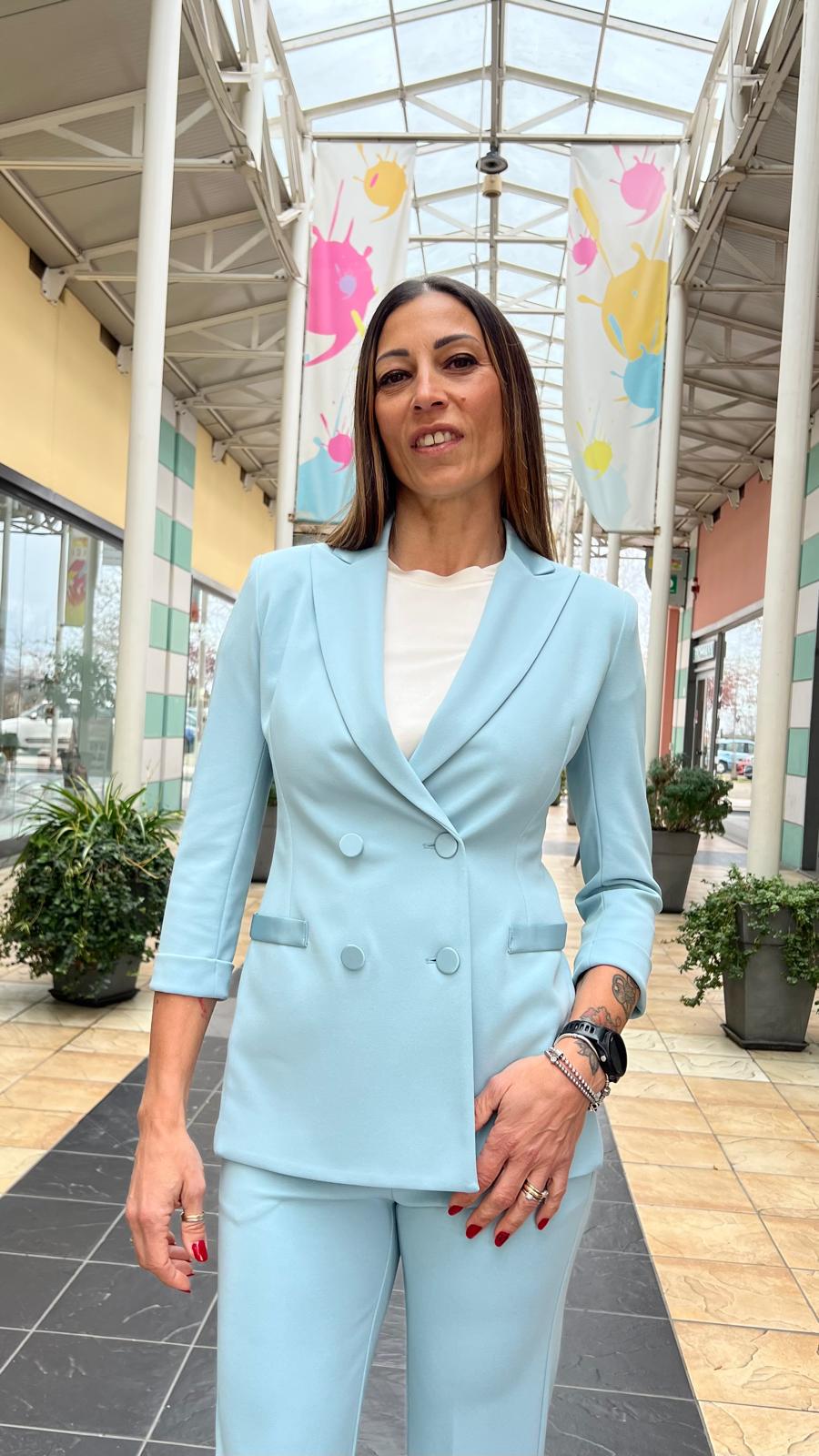 Blazer doppiopetto maniche 3/4 IMPERIAL JU25LAW
