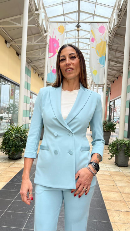 Blazer doppiopetto maniche 3/4 IMPERIAL JU25LAW