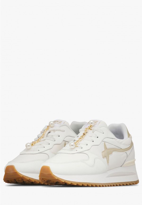 Sneakers in pelle e tessuto tecnico YAK-W W6YZ