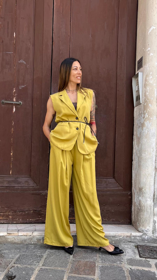 Pantalone con pinces in tencel LOKITA LOK1887
