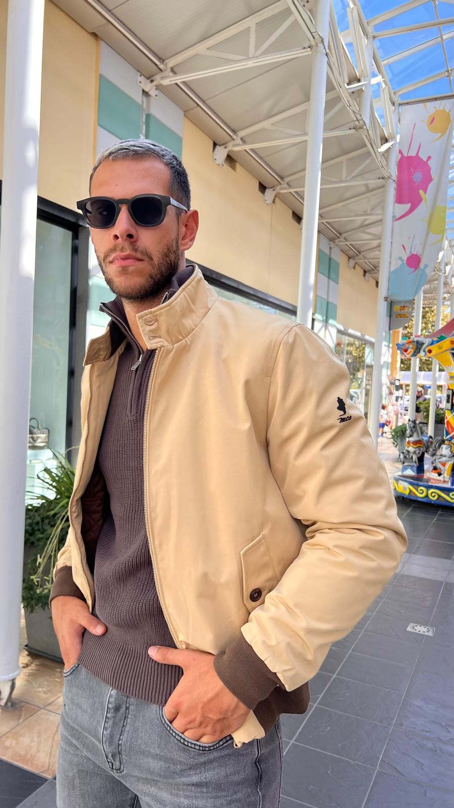 Giacca Harrington imbottita 15MSJ019-03702 MCS