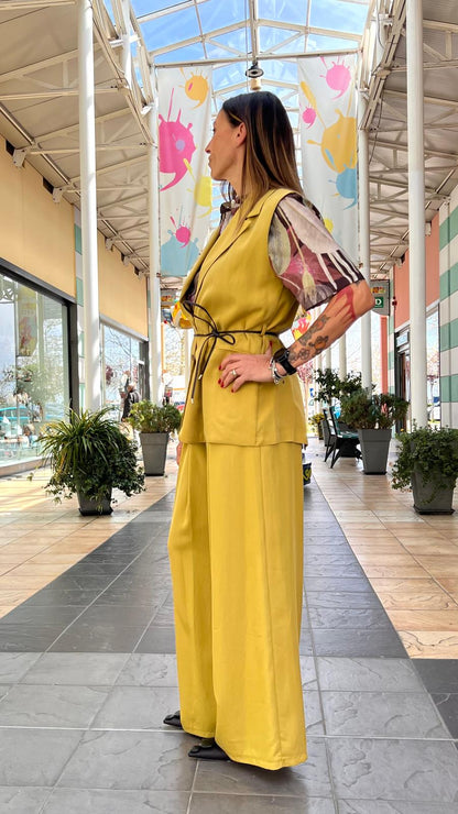 Gilet lungo in tencel LOKITA LOK1039