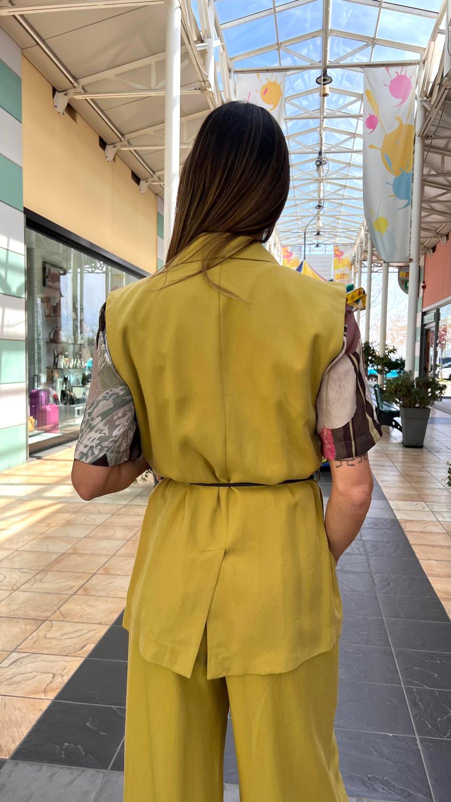 Gilet lungo in tencel LOKITA LOK1039