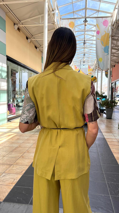 Gilet lungo in tencel LOKITA LOK1039