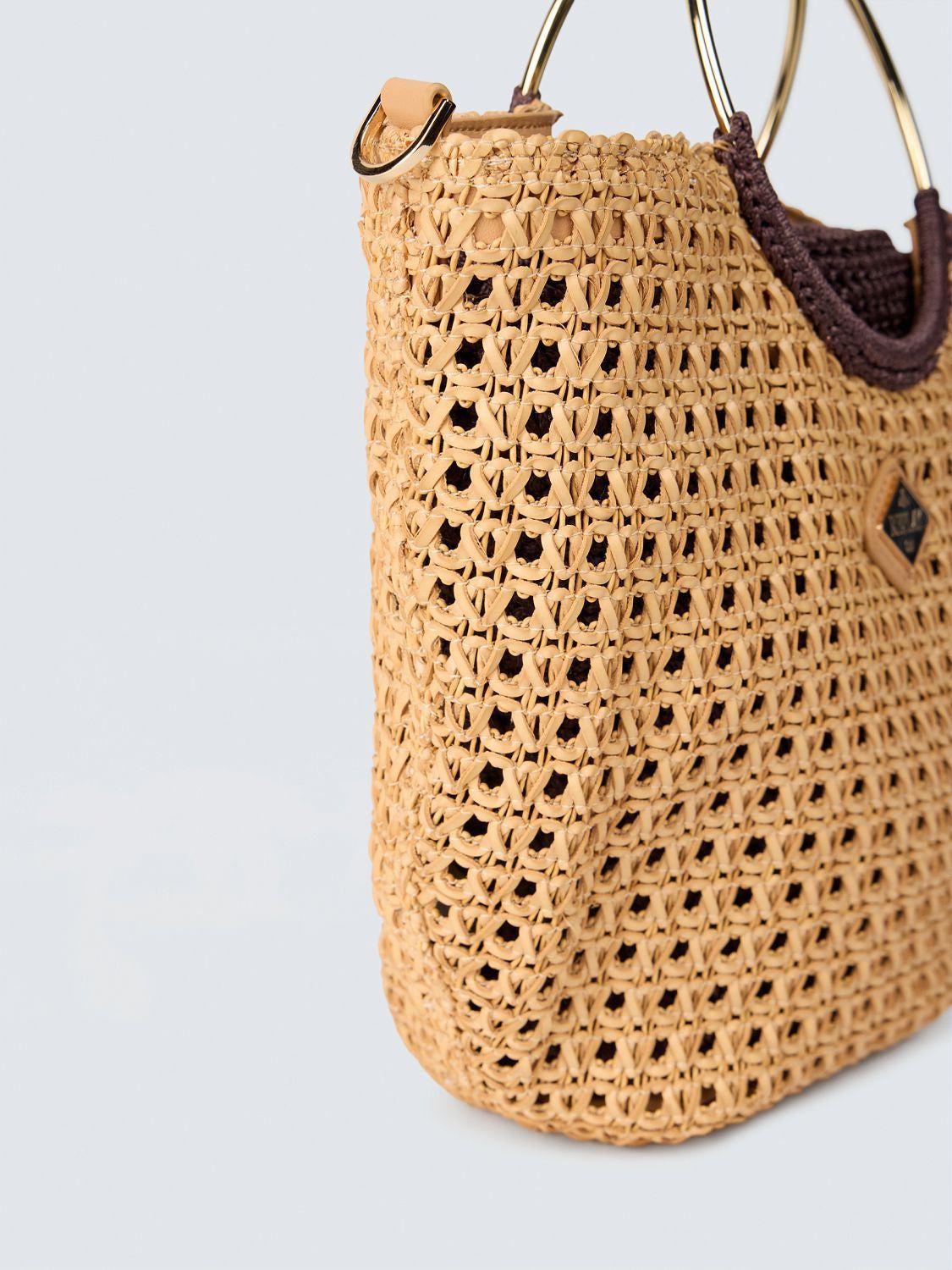Borsa con lavorazione intrecciata REPLAY