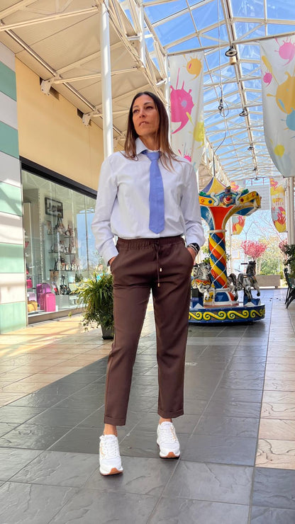 Camicia righe con cravatta INDOMINA PE18782