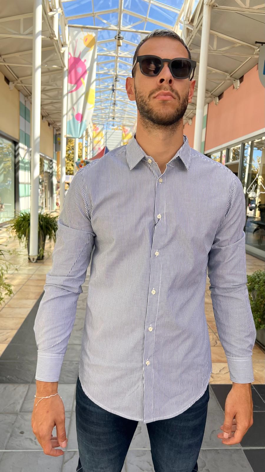 Camicia a righe C64073I367 IMPERIAL