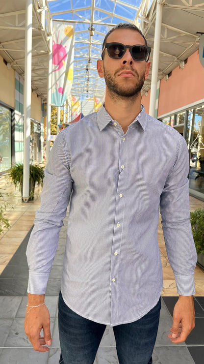Camicia a righe C64073I367 IMPERIAL
