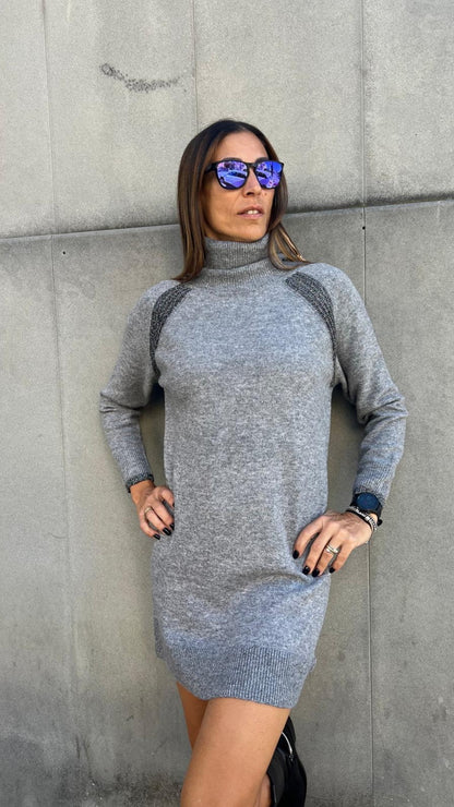 Abito in maglia grigio MARKUP