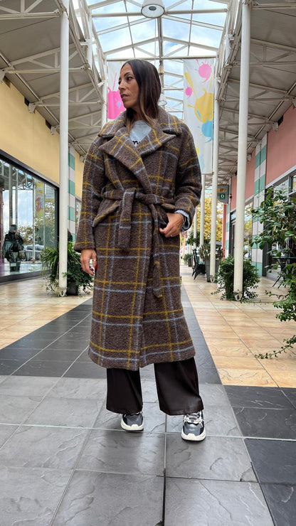 Cappotto lungo con cinta LOKITA