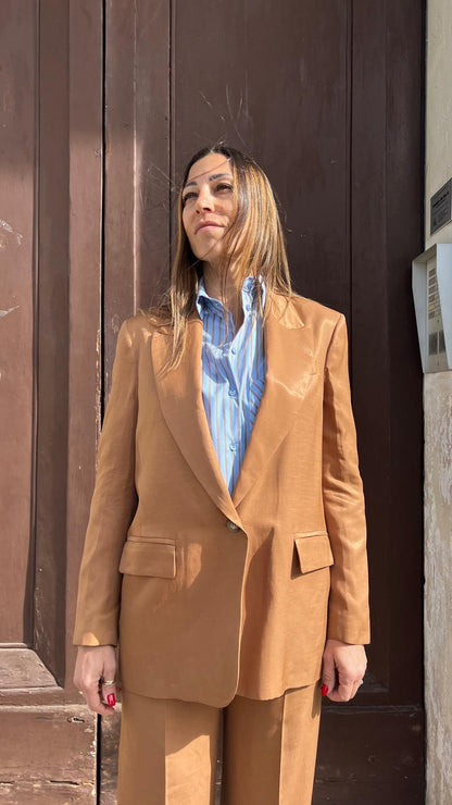 Giacca viscosa/lino HAVEONE JCB-Q021