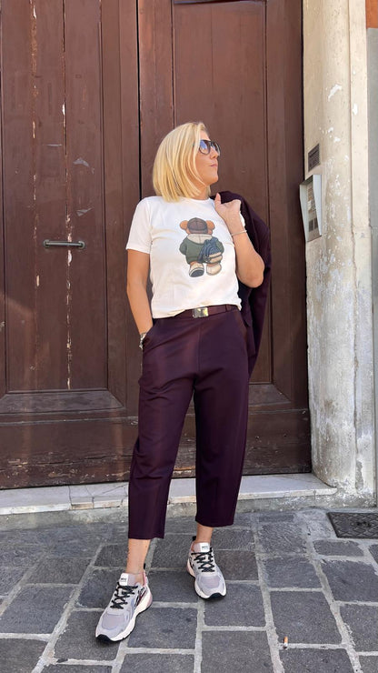 T-shirt stampa orsetto AISHIRT1 INDOMINA