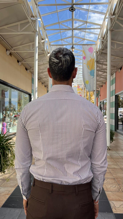 Camicia a righe C64073I366 IMPERIAL